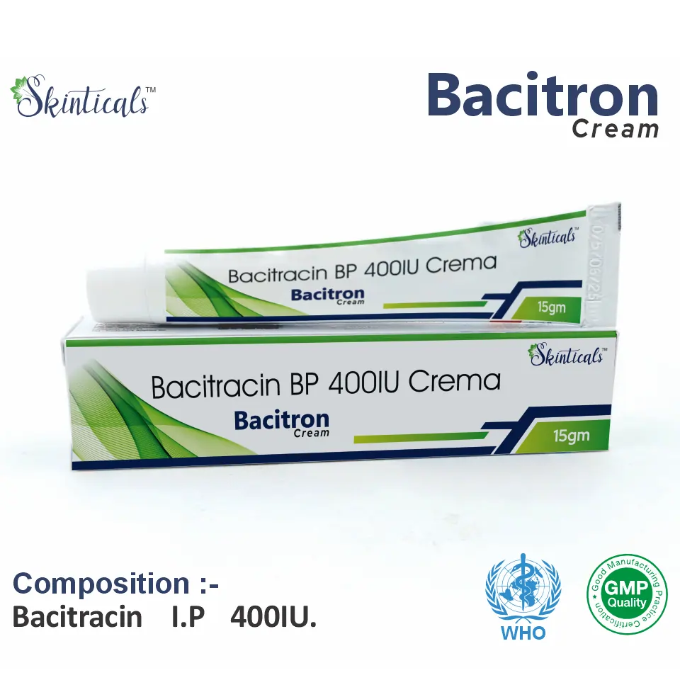 Bacitracin 400 IU Cream Packaging